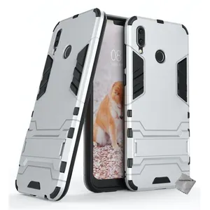 Htdmobiles Coque rigide anti choc pour Huawei Honor Play + film ecran - ARGENT pas cher