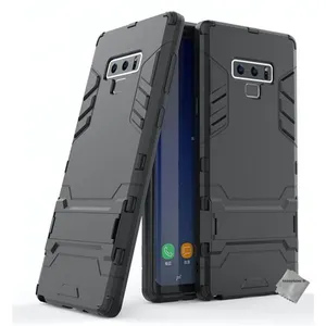 Housse etui coque rigide anti choc pour Samsung Galaxy Note 9 + verre trempe - NOIR - htdmobiles pas cher