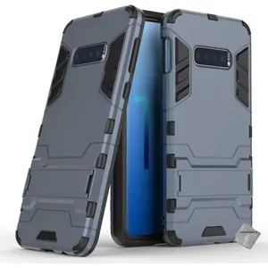 Housse etui coque rigide anti choc pour Samsung Galaxy S10e + film ecran - BLEU FONCE - htdmobiles