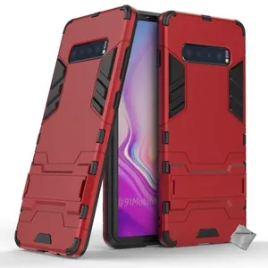 Htdmobiles Housse etui coque rigide anti choc pour Samsung Galaxy S10+ Plus + fil... pas cher