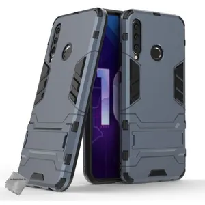 Housse etui coque rigide anti choc pour Huawei Honor 20 Lite + verre trempe - BLEU FONCE - htdmobiles pas cher