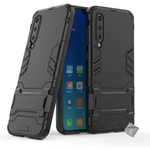 Htdmobiles Coque rigide anti choc pour Xiaomi Mi 9 SE + film ecran - NOIR