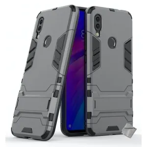 Housse etui coque rigide anti choc pour Xiaomi Redmi 7 + verre trempe - GRIS - htdmobiles pas cher