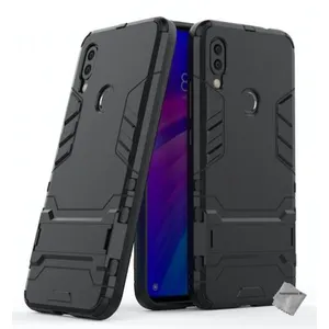 Housse etui coque rigide anti choc pour Xiaomi Redmi 7 + film ecran - NOIR - htdmobiles pas cher