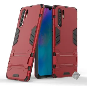 Comparateur de prix : Htdmobiles Coque rigide anti choc pour Huawei P30 Pro + film ecran - ROUGE