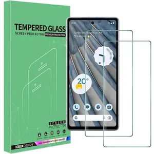 Verres Trempes X2 - LITTLE BOUTIK - Google Pixel 7a - Protection Antichoc - Transparent pas cher
