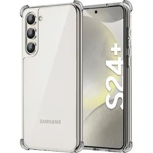 Coque Pour Samsung Galaxy S24 Plus Silicone Transparente Angles Renforces Little Boutik© pas cher