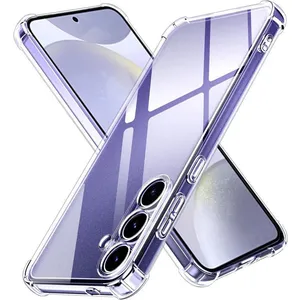 Coque Pour Samsung Galaxy S24 Silicone Transparente Angles Renforces L... pas cher