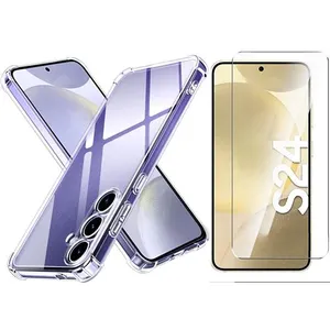 Coque Pour Samsung Galaxy S24 Silicone Transparente Angles Renforces +... pas cher