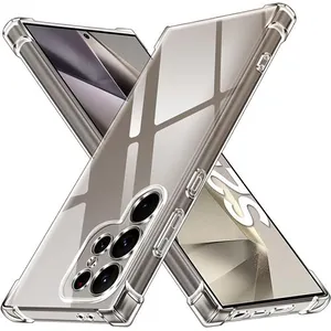 Coque Pour Samsung Galaxy S24 Ultra Silicone Transparente Angles Renfo... pas cher