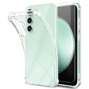 Coque Pour Samsung Galaxy S23 FE Silicone Transparente Angles Renforces + Verre Trempe Little Boutik© pas cher