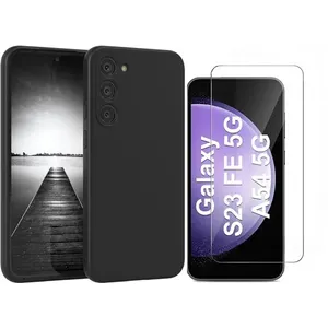 Coque Pour Samsung Galaxy S23 FE Silicone Noir + Verre Trempe Little B... pas cher