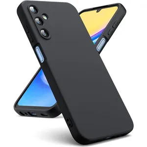 Coque Pour Samsung Galaxy A15 Silicone Noir Little Boutik© pas cher