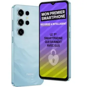 Smartphone Neow Ado Safe Plus 6.52" Double nano SIM 128 Go Bleu