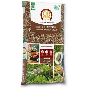Comparateur de prix : Paillage universel - OR BRUN - OBRPFUNI50N - 50 L