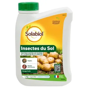 SOLABIOL Anti Insectes du sol - Contre Taupins & Mouche de la carotte - Dosage Facile - 1,1kg pas cher
