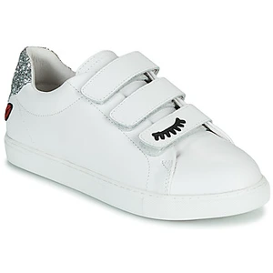 Lage Sneakers Bons baisers de Paname EDITH EYES Wit pas cher