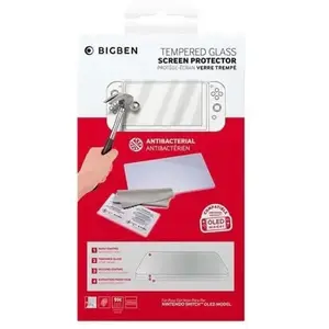 HMB Bigben Ecran De Protection Switch Oled (Verre Trempé) + Kit De Nettoyage pas cher