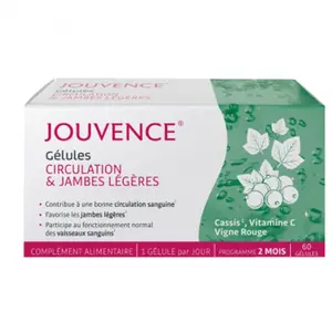 Jouvence Circulations & Jambes Légères 60 Gélules pas cher