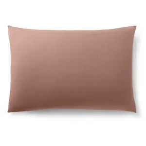 COTON PUR Taie d'oreiller 'Prémium' toutes dimensions - Prémium Vieux Rose - 50 x 70 cm pas cher