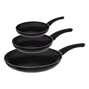 Lot de 3 poêles 20/24/28 cm revêtement anti-adhésif Secret de gourmet pas cher
