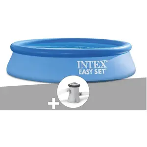 Piscine autoportée - INTEX - Easy Set 2,44 x 0,61 m - Gonflable - BleuVendu parrakuten