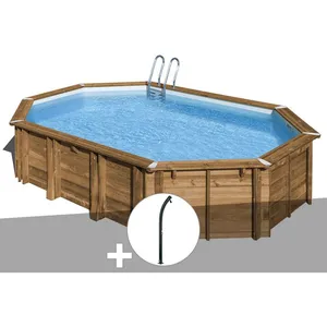 Comparateur de prix : Piscine en kit - GRE - Sunbay Avocado - Bois - Octogonal - 24,7 m³