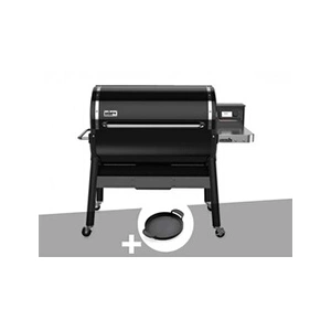 Barbecue à pellets Weber Smokefire EX6 GBS + Plancha pas cher