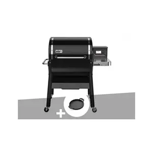 Barbecue à pellets Weber Smokefire EX4 GBS + Plancha pas cher