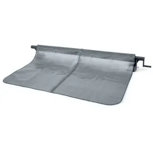 Intex Enrouleur + Bâche à bulles pour piscine tubulaire rectangulaire ...