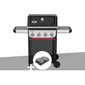 Barbecue à gaz Spirit E-410 + Kit de préparation et de service - Weber pas cher