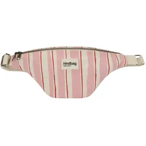 Hindbag Sac banane Olivia Rayures Larges Rose pas cher