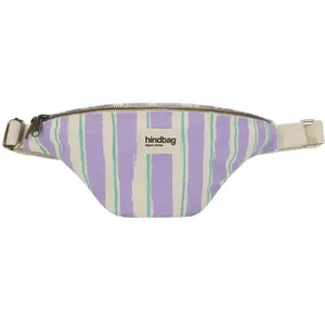 Hindbag Sac banane Olivia Rayures Larges Violet pas cher