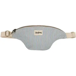 Hindbag Sac banane Olivia Rayures Fines Bleu pas cher