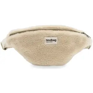 Hindbag Sac banane Olivia Teddy Beige pas cher
