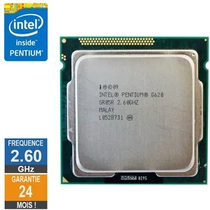 Processeur Intel Pentium G G620 2.60GHz SR05R FCLGA1155 3Mo pas cher