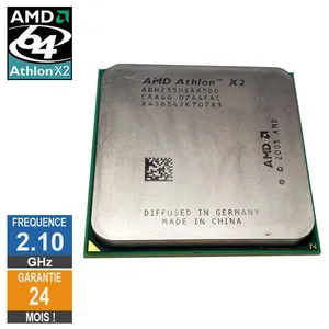 Processeur AMD Athlon 64 X2 BE-2350 2.10GHz ADH2350IAA5DD AM2 0.512Mo pas cher