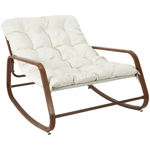 THE HOME DECO FACTORY Fauteuil à bascule Manda pas cher