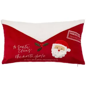 ATMOSPHERA Coussin lettre au Père Noël pas cher