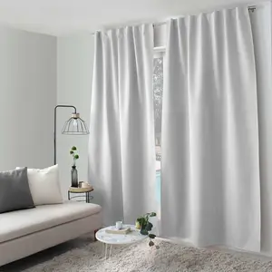 Rideau Total Occultant Eclipse - 140 X 240 Cm - Blanc pas cher