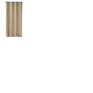 DOUCEUR D'INTÉRIEUR Rideau à oeillets - BELI - Bouclette unie - 140 x 240 cm - Beige - Intérieur pas cher
