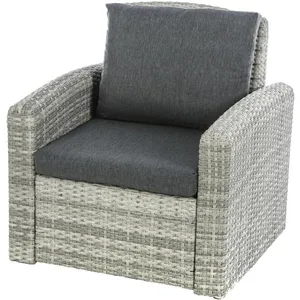 HESPERIDE Hespéride - Fauteuil de salon de jardin en résine tressée Polynesia - Havane pas cher