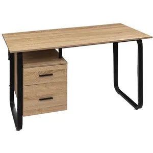 Five Simply Smart - Bureau avec caisson en bois - Marron pas cher