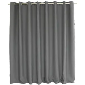 Enjoy Home - Rideau occultant grande largeur REGLISSE - 300 x 240 cm - Gris pas cher