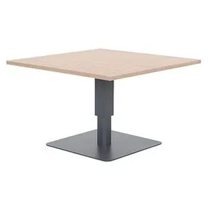 HESPERIDE Hespéride - Table de jardin relevable carrée en aluminium SALIMIA - Graphite et honey pas cher