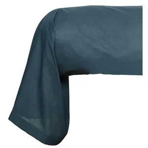 Today - Taie de traversin - 100% coton BIO - 45 x 185 cm - Bleu paon pas cher