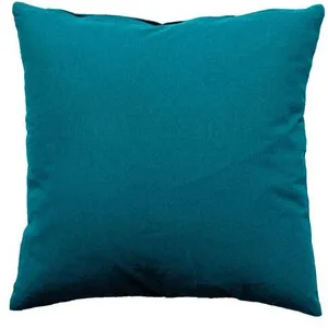Enjoy Home - Coussin déhoussable en coton PANAMA - 60 x 60 cm - Bleu c... pas cher