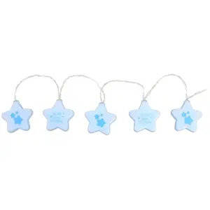Hello Kids - Guirlande lumineuse enfant Etoile - L. 165 cm - BleuVendu parcdiscount