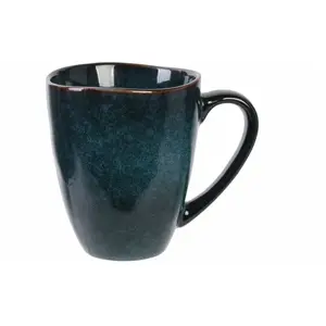 Mug En Céramique Au Design Minéral - 300 Ml - BleuVendu parrakuten