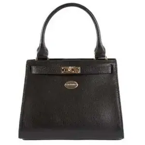 Sac à main - MAC DOUGLAS - Temple Buob - Mini - Cuir - Noir - 22x17x11 cm pas cher